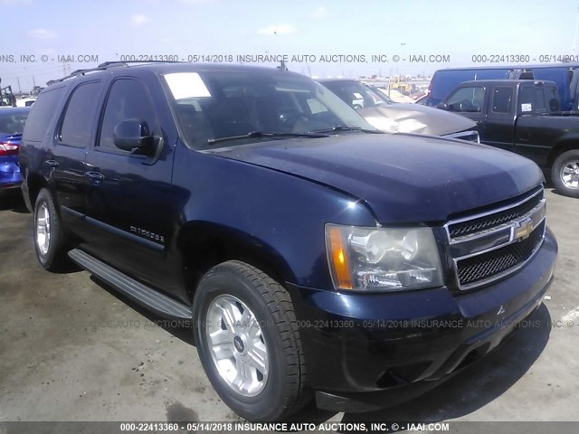 1GNEC23319R207379 - 2009 CHEVROLET TAHOE C1500 LT BLUE photo 1