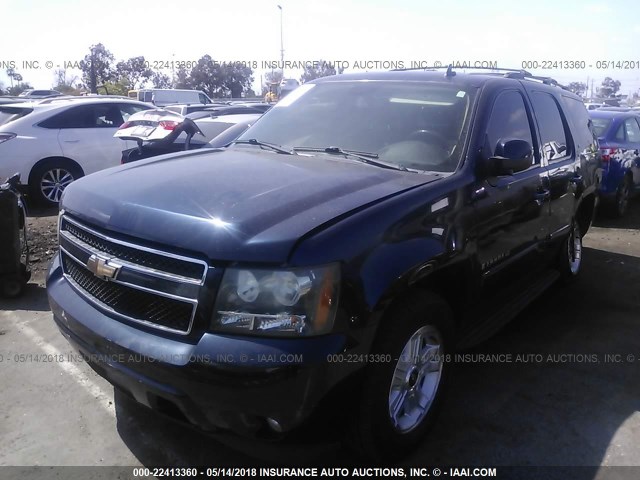 1GNEC23319R207379 - 2009 CHEVROLET TAHOE C1500 LT BLUE photo 2