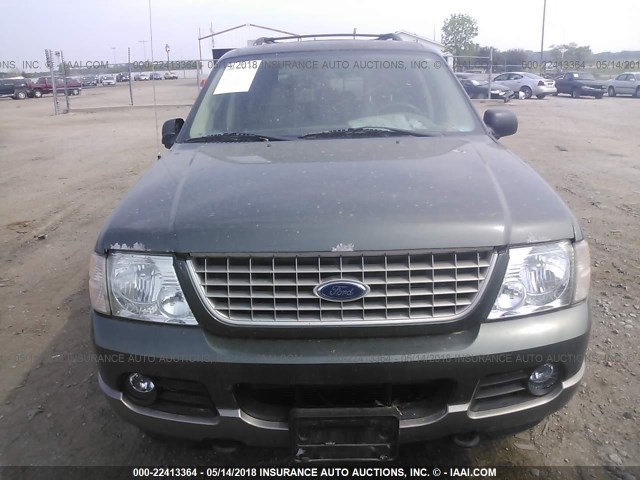 1FMDU74W63ZA52323 - 2003 FORD EXPLORER EDDIE BAUER GREEN photo 6