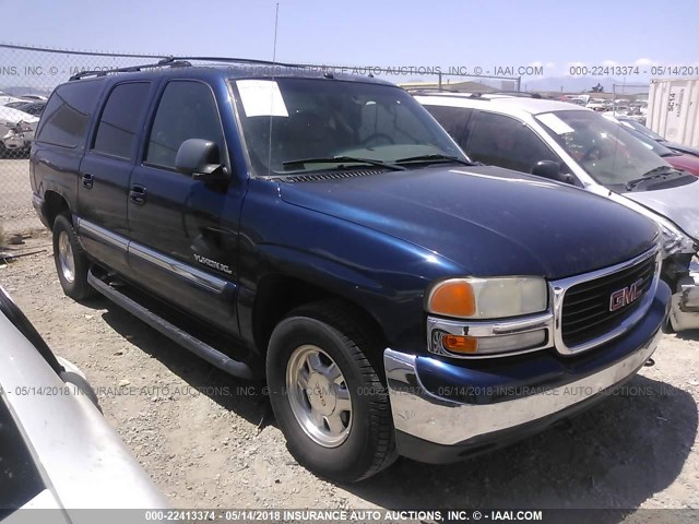 3GKFK16T82G205984 - 2002 GMC YUKON XL K1500 BLUE photo 1