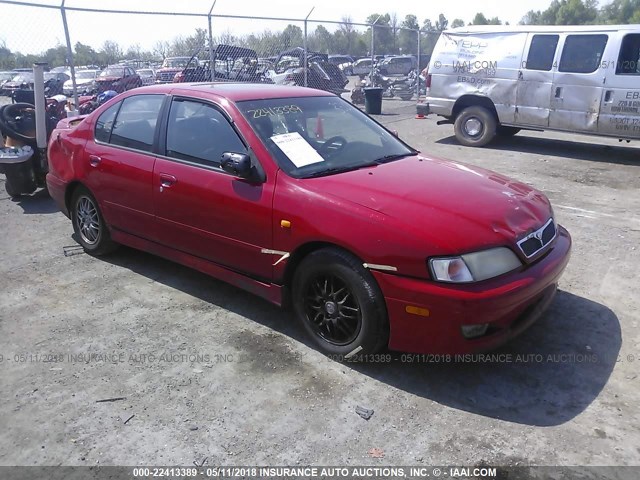 JNKCP11A0XT003302 - 1999 INFINITI G20 RED photo 1