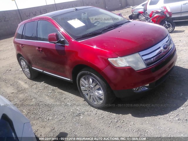 2FMDK3KC1ABA24033 - 2010 FORD EDGE LIMITED RED photo 1
