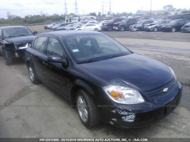 1G1AL58FX67684520 - 2006 CHEVROLET COBALT LT BLACK photo 1