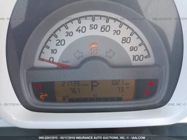 WMEEJ3BA6DK650702 - 2013 SMART FORTWO PURE/PASSION WHITE photo 7