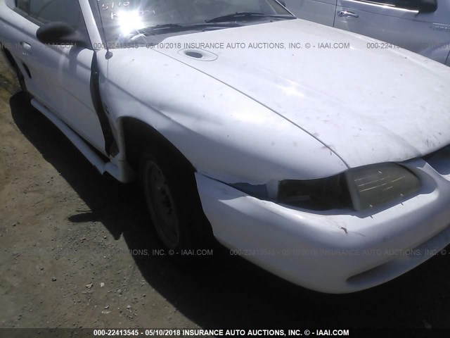 1FALP42T1SF178478 - 1995 FORD MUSTANG GT/GTS WHITE photo 6