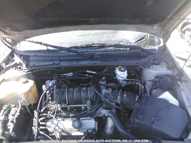 1G4HP52K544115942 - 2004 BUICK LESABRE CUSTOM SILVER photo 10