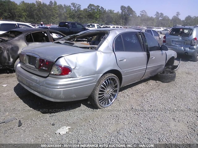 1G4HP52K544115942 - 2004 BUICK LESABRE CUSTOM SILVER photo 4