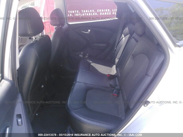 KM8JUCAC1BU261969 - 2011 HYUNDAI TUCSON GLS/LIMITED 银色 照片 8