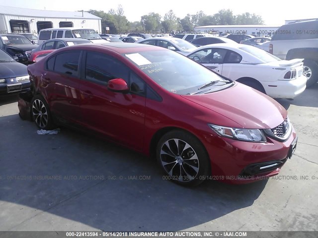 2HGFB6E51DH707039 - 2013 HONDA CIVIC SI RED photo 1