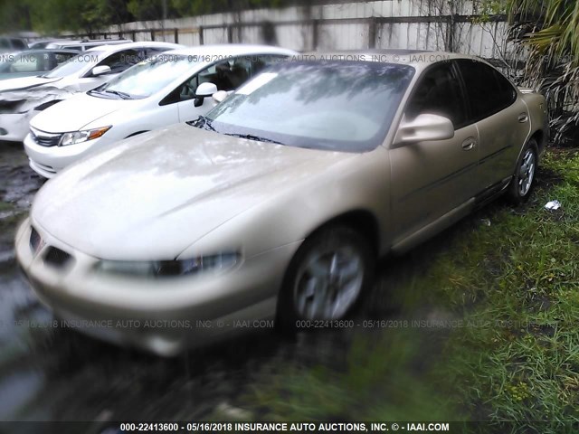 1G2WP52K62F102540 - 2002 PONTIAC GRAND PRIX GT GOLD photo 2