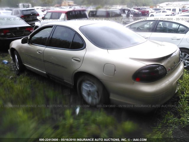 1G2WP52K62F102540 - 2002 PONTIAC GRAND PRIX GT GOLD photo 3