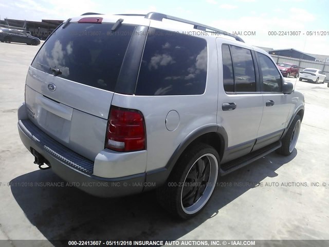 1FMZU63K93ZA86318 - 2003 FORD EXPLORER XLT/XLT SPORT/NBX SILVER photo 4