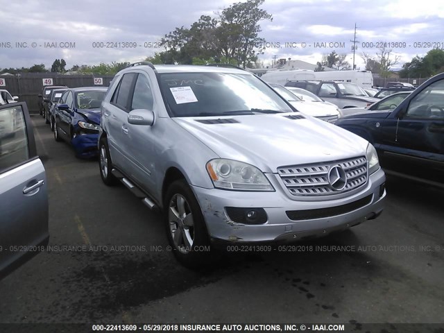 4JGBB75E76A067189 - 2006 MERCEDES-BENZ ML 500 SILVER photo 1