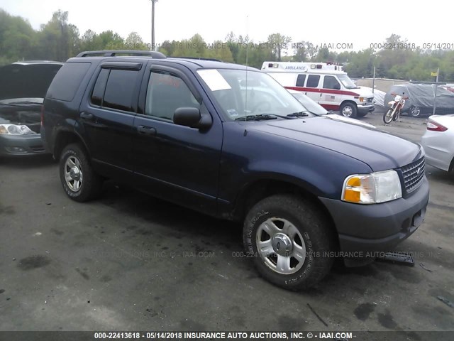 1FMZU72K23UC03712 - 2003 FORD EXPLORER XLS/XLS SPORT BLUE photo 1