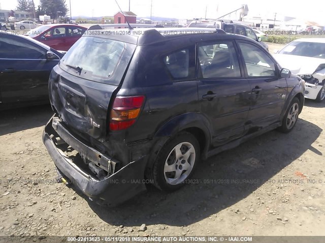 5Y2SL65846Z431317 - 2006 PONTIAC VIBE BLACK photo 4