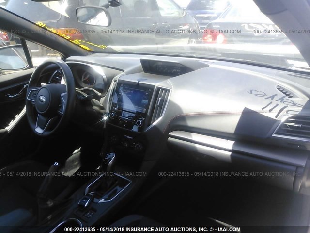 4S3GTAK68H3740290 - 2017 SUBARU IMPREZA SPORT WHITE photo 5