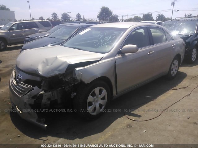 4T1BE46K27U594812 - 2007 TOYOTA CAMRY NEW GENERAT CE/LE/XLE/SE GOLD photo 2