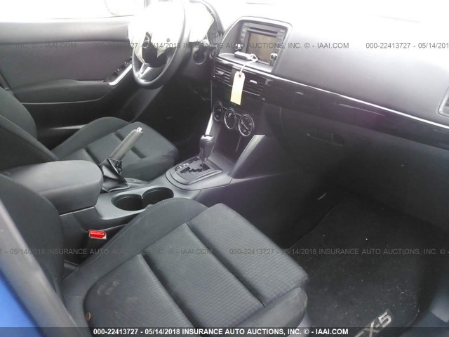 JM3KE4CE8D0136804 - 2013 MAZDA CX-5 TOURING Синий фото 5