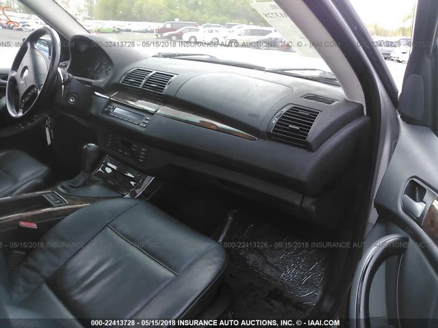 5UXFA13596LY31121 - 2006 BMW X5 3.0I SILVER photo 5