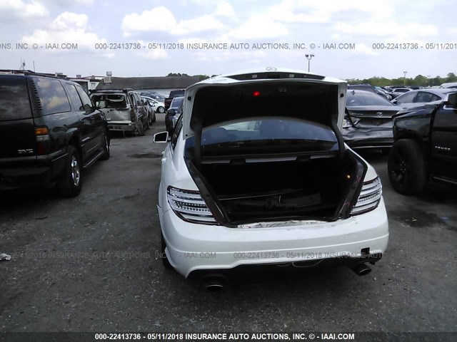 WDDGF8ABXDA817493 - 2013 MERCEDES-BENZ C 300 4MATIC WHITE photo 6