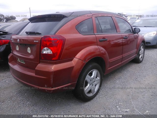 1B3HB48B58D716019 - 2008 DODGE CALIBER SXT ORANGE photo 6