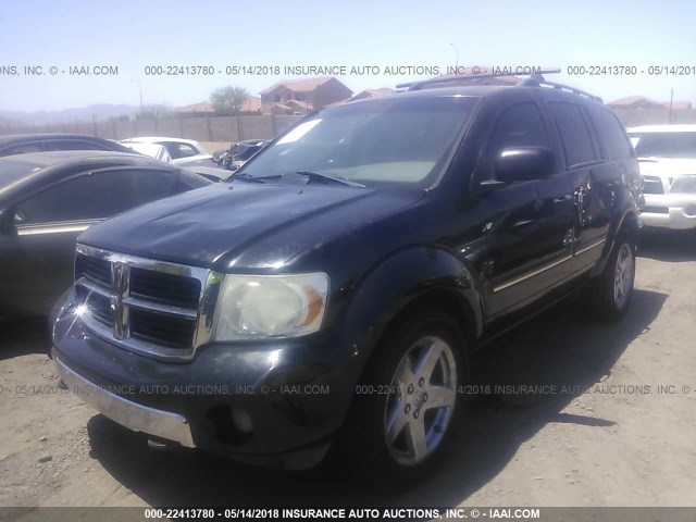 1D8HB58267F565040 - 2007 DODGE DURANGO LIMITED BLACK photo 2