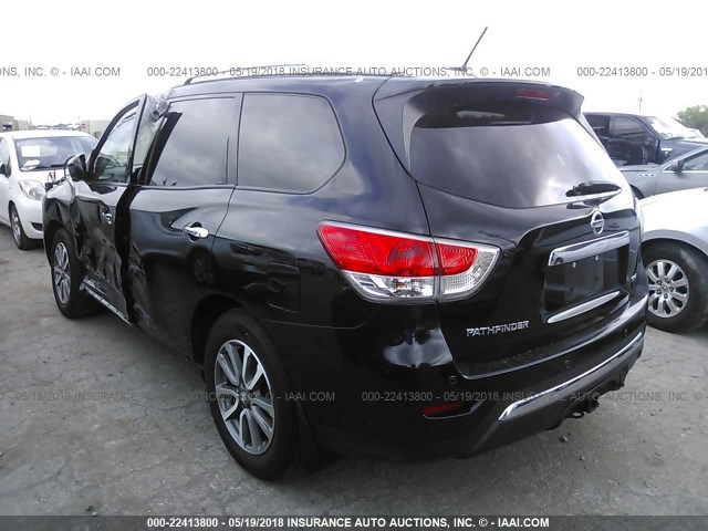 5N1AR2MNXDC651566 - 2013 NISSAN PATHFINDER S/SV/SL/PLATINUM BLACK photo 3