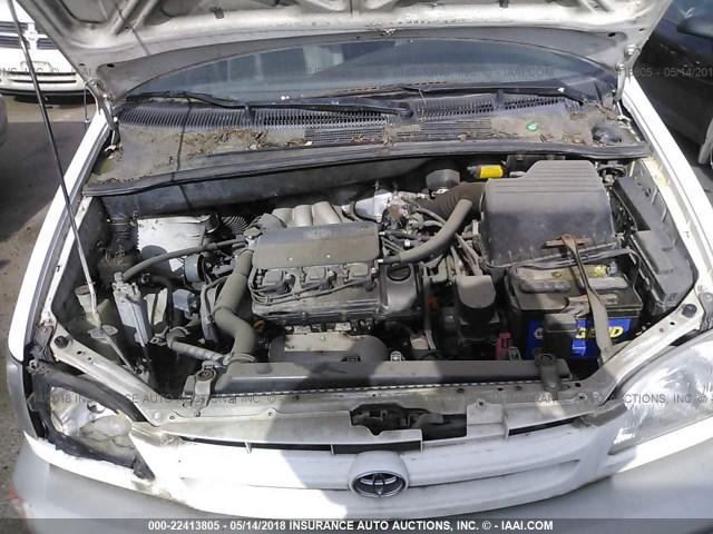 4T3ZF13C4WU089173 - 1998 TOYOTA SIENNA LE/XLE WHITE photo 10