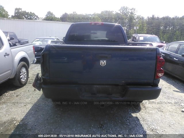 1D7HA18KX8J124980 - 2008 DODGE RAM 1500 ST BLUE photo 6