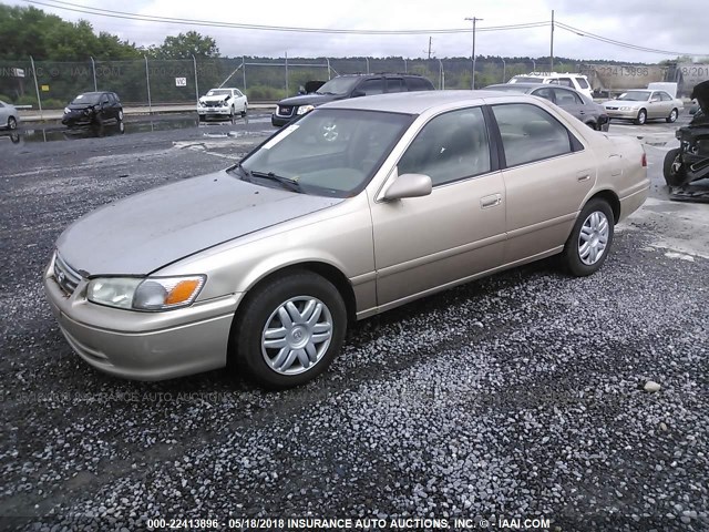 4T1BG22K11U039362 - 2001 TOYOTA CAMRY CE/LE/XLE 棕色 照片 2