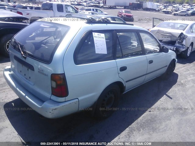 JT2AE09V6R0057474 - 1994 TOYOTA COROLLA DX BLUE photo 4