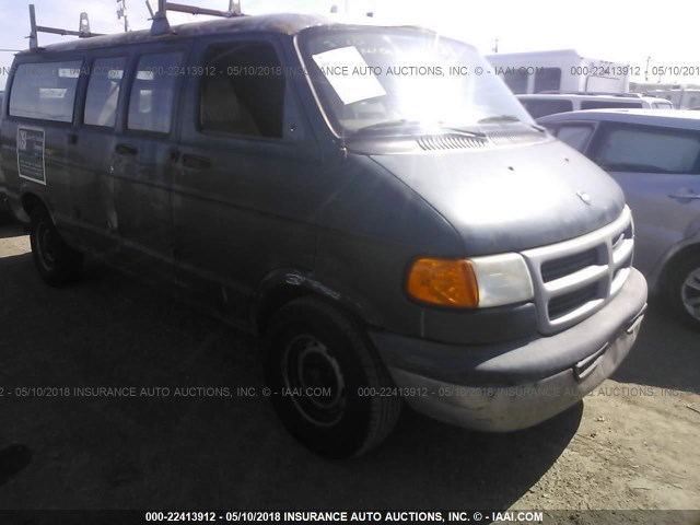 2B7HB11X1YK162549 - 2000 DODGE RAM VAN B1500 GREEN photo 1