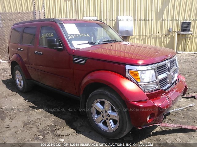 1D8GU58K57W577234 - 2007 DODGE NITRO SLT RED photo 1