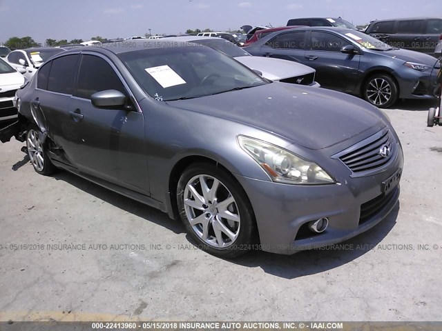 JN1CV6APXAM403123 - 2010 INFINITI G37 SPORT GRAY photo 1