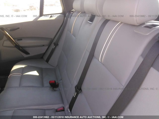 WBXPA73474WC35264 - 2004 BMW X3 2.5I WHITE photo 8