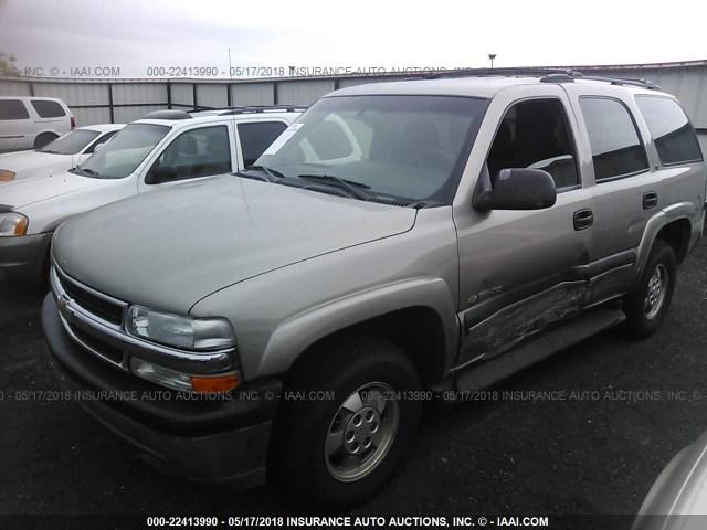 1GNEK13Z52J216351 - 2002 CHEVROLET TAHOE K1500 TAN photo 2