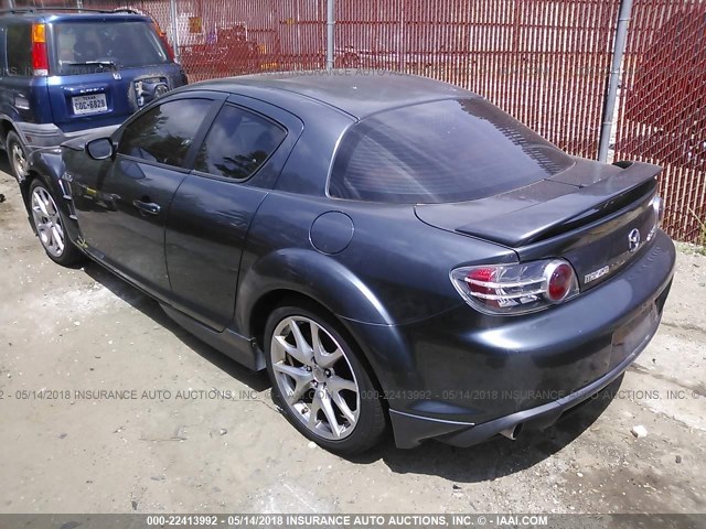 JM1FE173180216324 - 2008 MAZDA RX8 GRAY photo 3