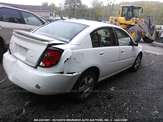 1G8AL55F86Z174211 - 2006 SATURN ION LEVEL 3 WHITE photo 4