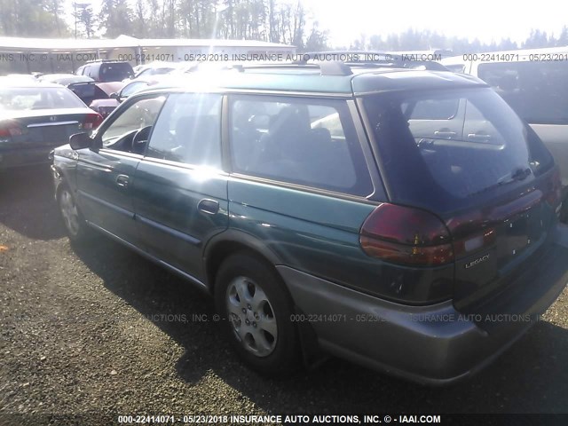 4S3BG685XW6629553 - 1998 SUBARU LEGACY 30TH ANN OUTBACK/LTD/SPT GREEN photo 3