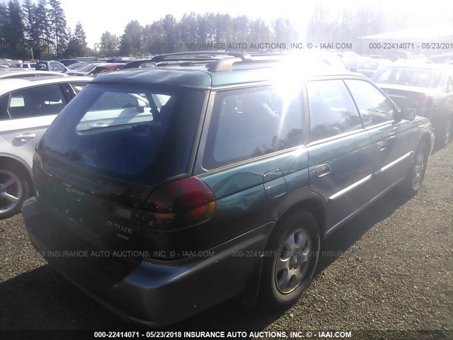 4S3BG685XW6629553 - 1998 SUBARU LEGACY 30TH ANN OUTBACK/LTD/SPT GREEN photo 4