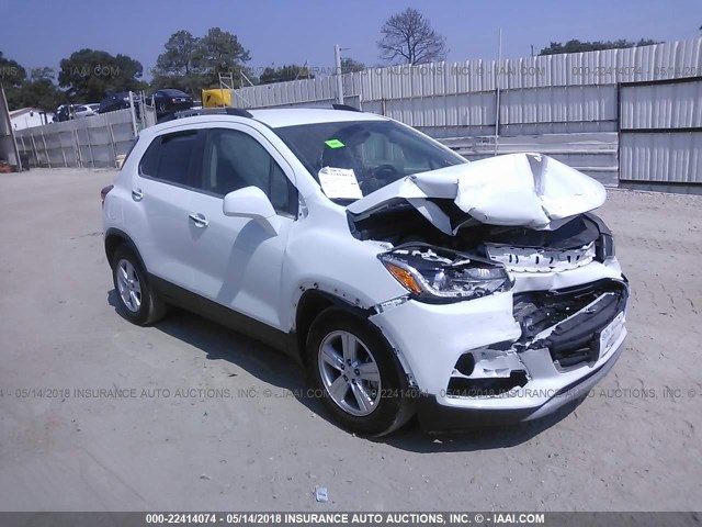 KL7CJLSB4HB112212 - 2017 CHEVROLET TRAX 1LT WHITE photo 1