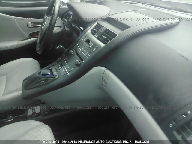 JTHBB1BA2A2018941 - 2010 LEXUS HS 250H SILVER photo 5