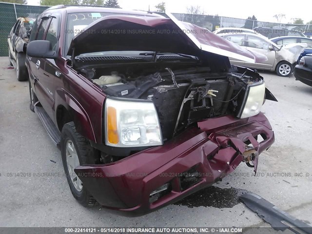 1GYEK63N62R274998 - 2002 CADILLAC ESCALADE LUXURY Tünd qırmızı foto 6