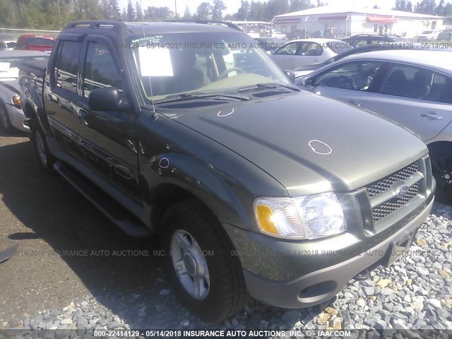 1FMZU77E43UA32951 - 2003 FORD EXPLORER SPORT TR  GREEN photo 1