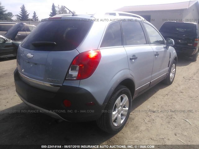 3GNAL2EK9DS631482 - 2013 CHEVROLET CAPTIVA LS 浅蓝色 照片 4