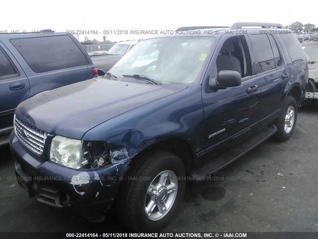 1FMZU63E95ZA02723 - 2005 FORD EXPLORER XLT/XLT SPORT/NBX BLUE photo 2