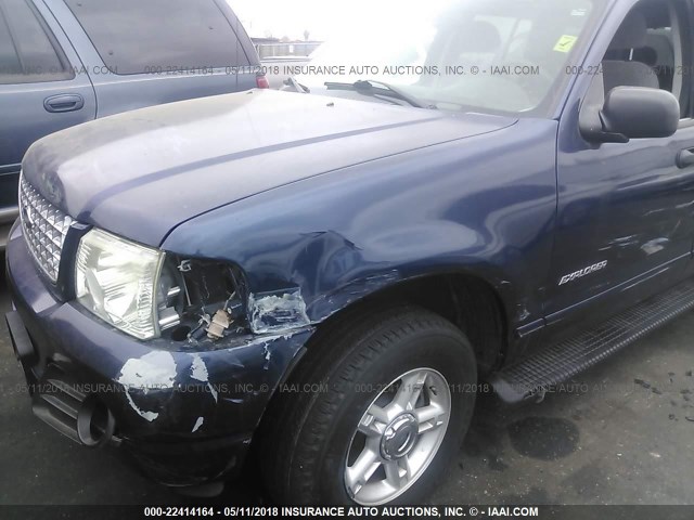 1FMZU63E95ZA02723 - 2005 FORD EXPLORER XLT/XLT SPORT/NBX BLUE photo 6