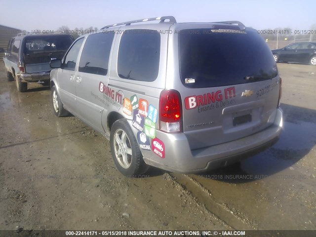 1GNDV23L05D303940 - 2005 CHEVROLET UPLANDER LS SILVER photo 3