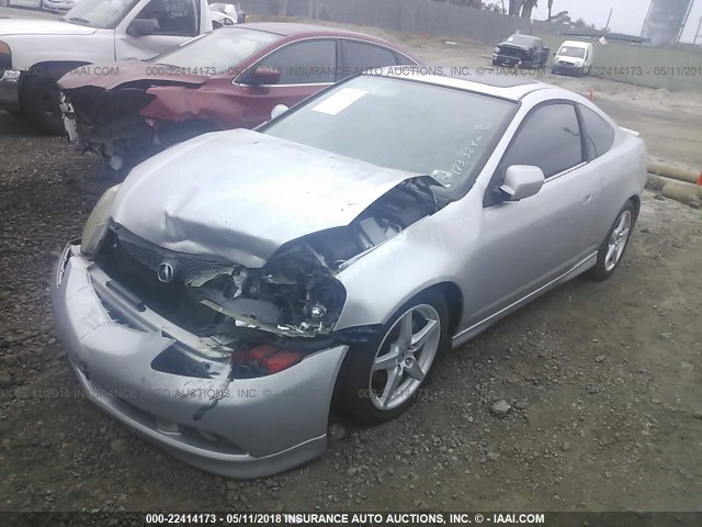 JH4DC53036S019106 - 2006 ACURA RSX TYPE-S SILVER photo 2