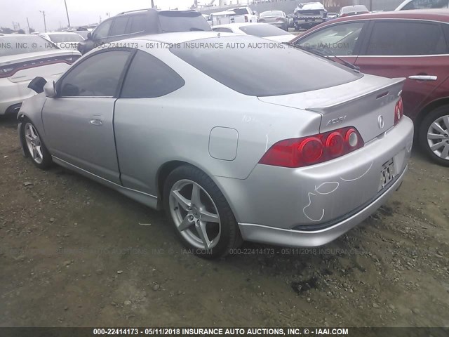 JH4DC53036S019106 - 2006 ACURA RSX TYPE-S SILVER photo 3